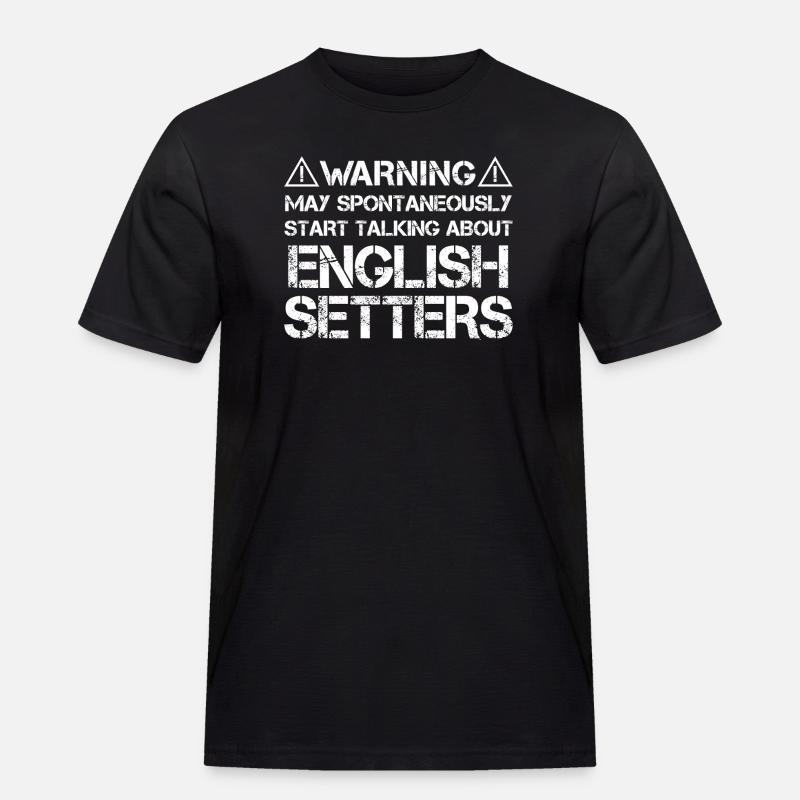 Setter anglais - T-shirt Workwear homme - noir