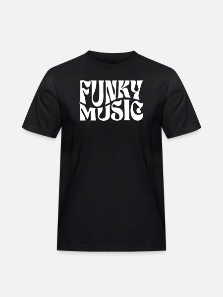 Funky Music Bold Monochrome - Men's Workwear T-Shirt - black