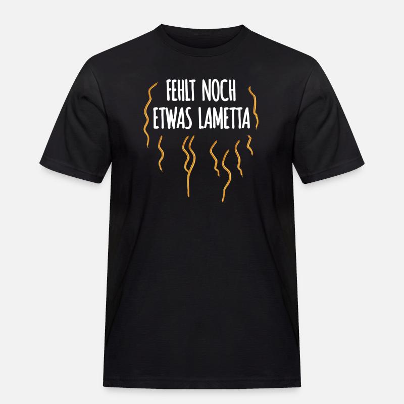 Fehlt Noch Etwas Lametta - Männer Workwear T-Shirt - Schwarz