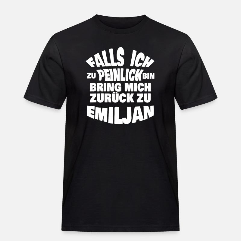 Jungesellenabschied E - Männer Workwear T-Shirt - Schwarz