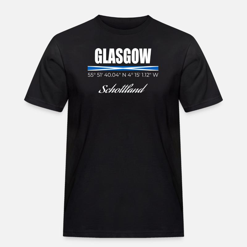 Glasgow - Men's Workwear T-Shirt - black