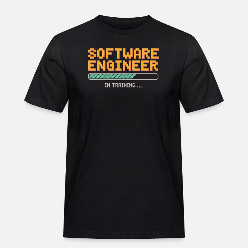 Softwareentwickler in Ausbildung Debugging Humor - Männer Workwear T-Shirt - Schwarz