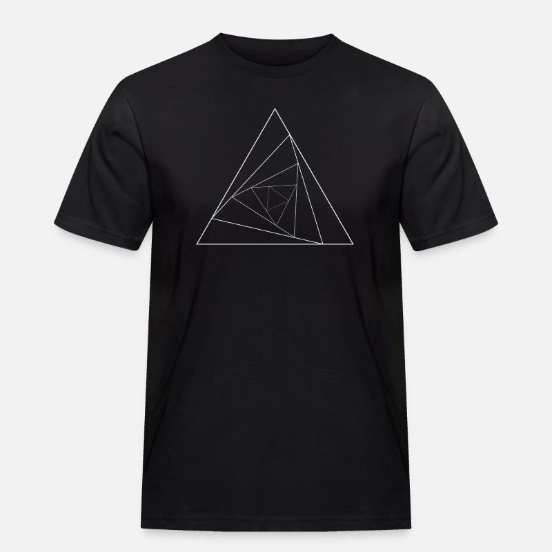 Triangular triangle - Men's Workwear T-Shirt - black