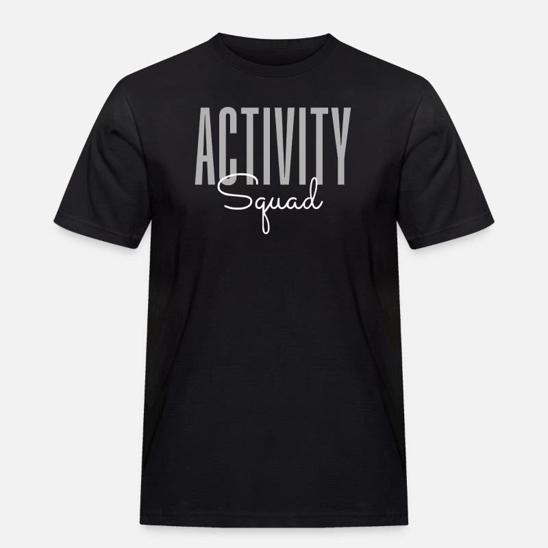 Activity Squad – Fun Group Team Event - Men's Workwear T-Shirt - black
