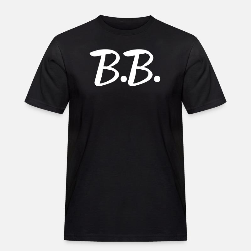 Brigitte, Vorname Brigitte, Brigitte Bardot - Männer Workwear T-Shirt - Schwarz