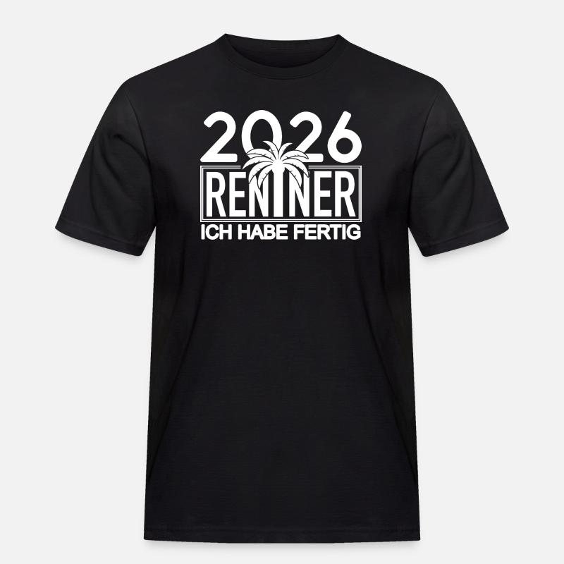 2026 Renner Palm Design - Men's Workwear T-Shirt - black