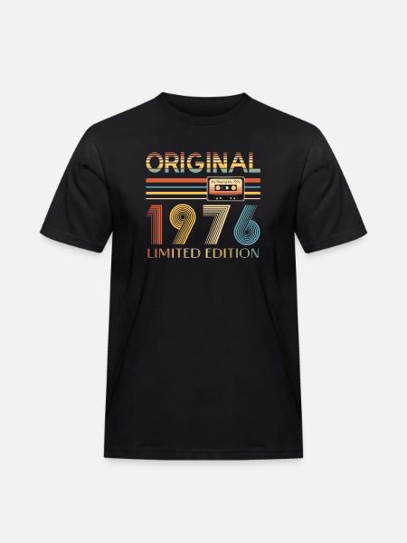 Anniversaire 50 Ans Original 1976 Cadeau Fête - T-shirt Workwear homme - noir