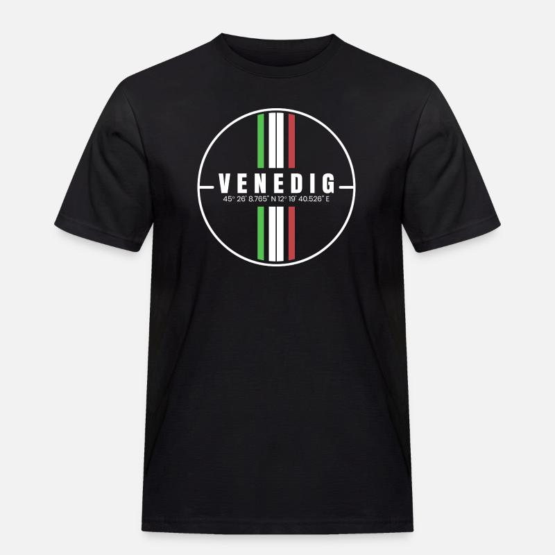 Venice Coordinates - Men's Workwear T-Shirt - black
