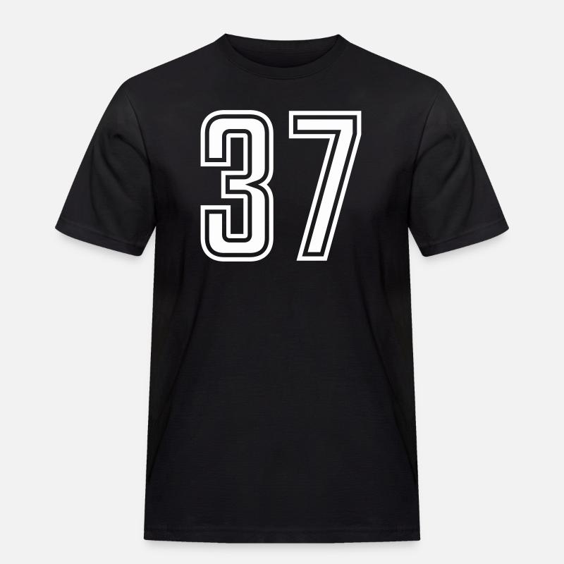 37 - Männer Workwear T-Shirt - Schwarz