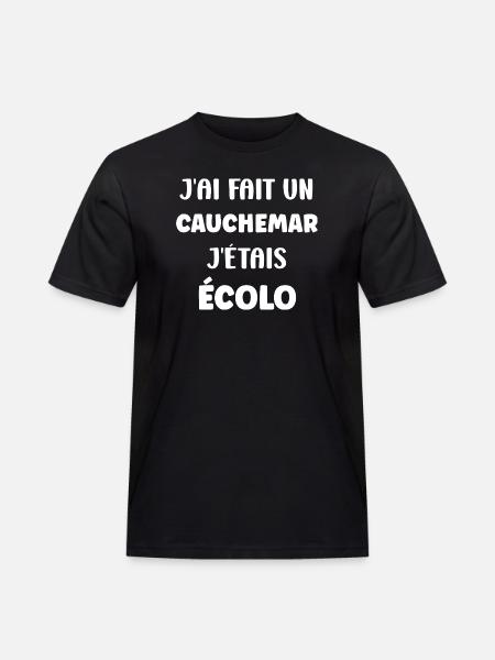 I had my ecological nightmare - Men's Workwear T-Shirt - black