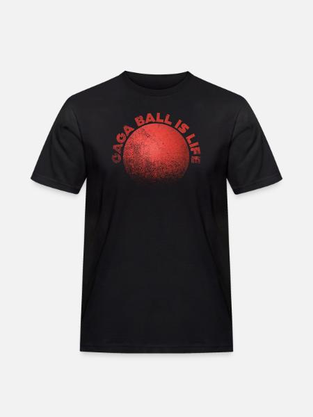 Basketball Is Life Round Emblem - Men's Workwear T-Shirt - black