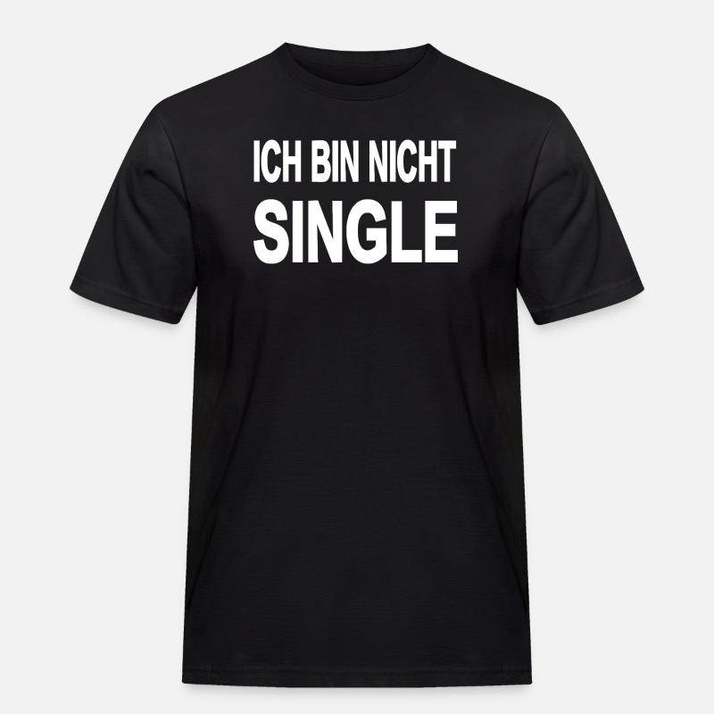 Single - Männer Workwear T-Shirt - Schwarz