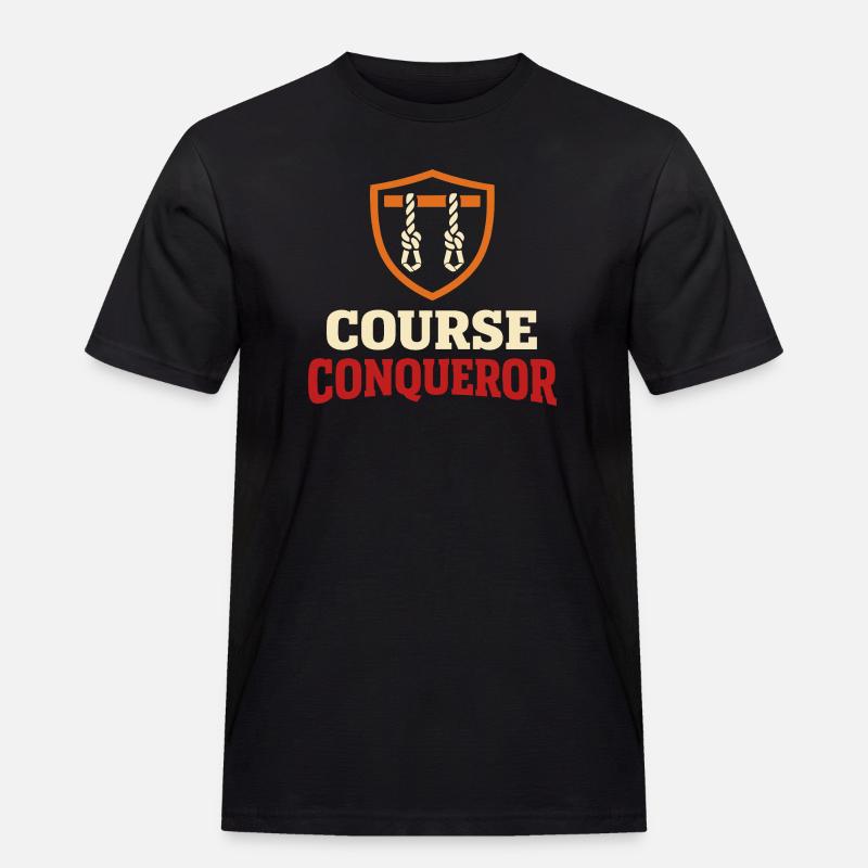 Hindernislauf-rennfahrer Hindernislauf Ocr - Männer Workwear T-Shirt - Schwarz