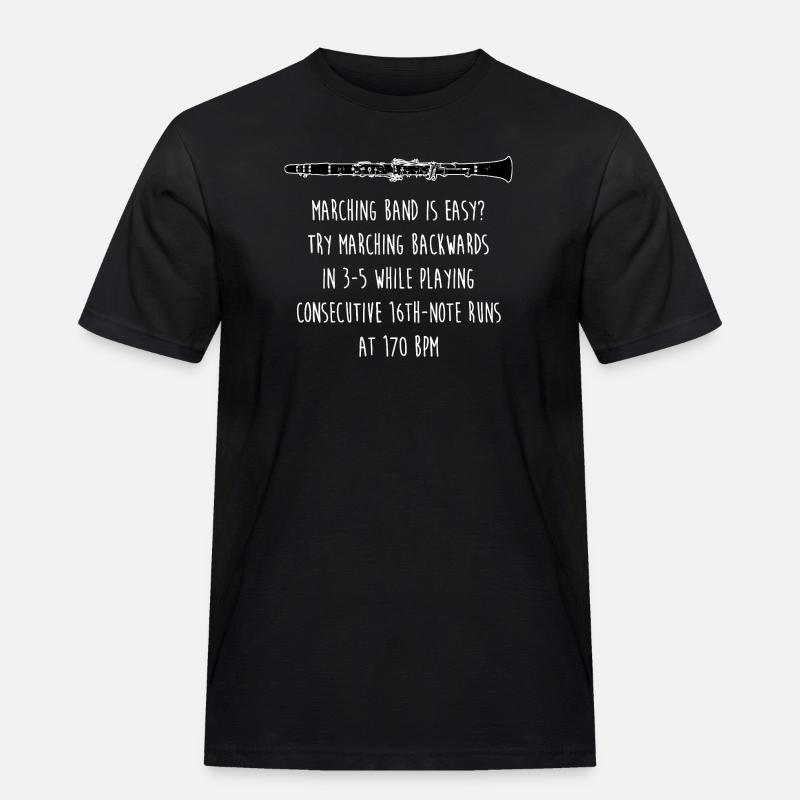 Backward Cadence Marching Tee - Men's Workwear T-Shirt - black