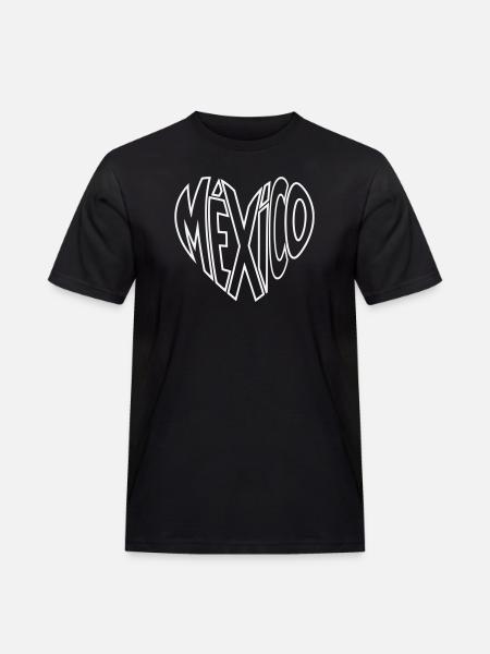 Mexico Perspective Lettering - Men's Workwear T-Shirt - black