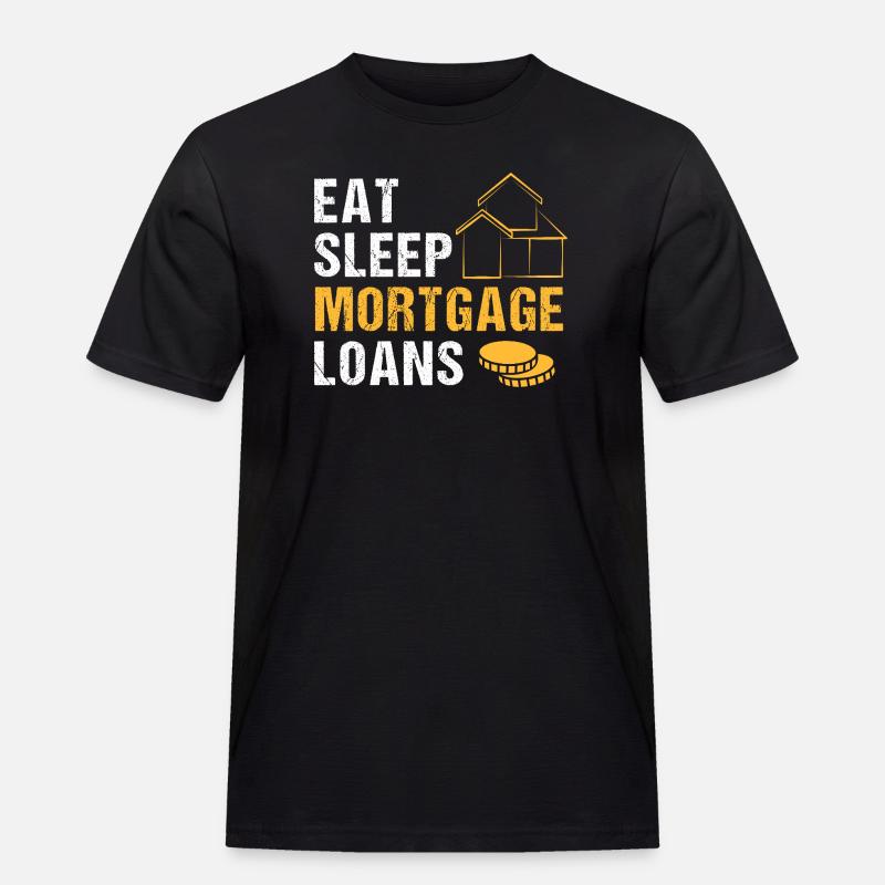 Eigentumswohnung Schulden Hypothek - Männer Workwear T-Shirt - Schwarz