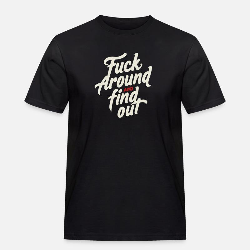 FaFo (white) - Men's Workwear T-Shirt - black