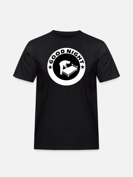 Good Night Good Night - Men's Workwear T-Shirt - black