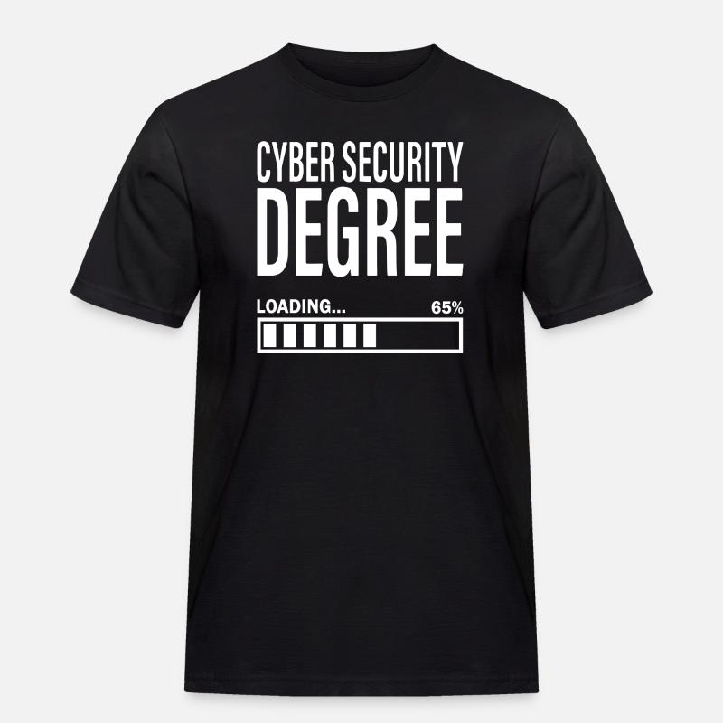 Cybersecurity Student Engineer Cyber Security - Men's Workwear T-Shirt - black