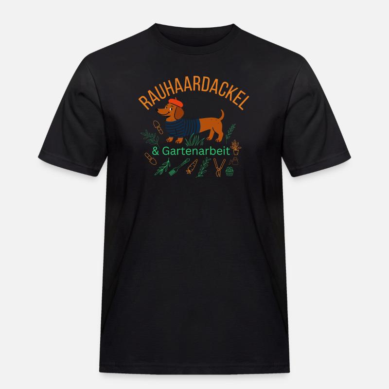 Gipfeli Tester aus Leidenschaft - Schweizer Frühst - Männer Workwear T-Shirt - Schwarz