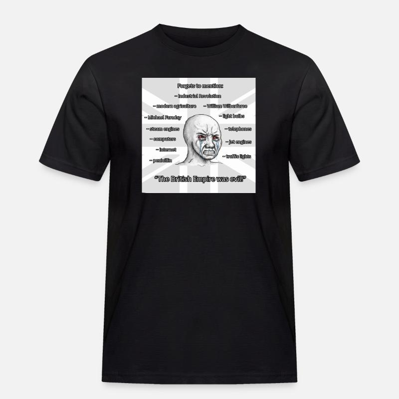 PROBRITAIN3 - Männer Workwear T-Shirt - Schwarz