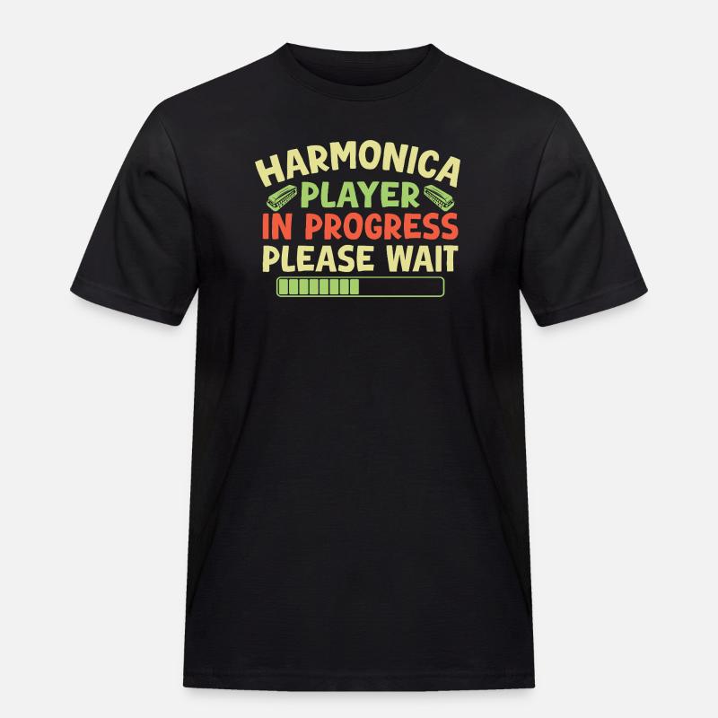 Harmonica Funny Harmonica en cours - T-shirt Workwear homme - noir