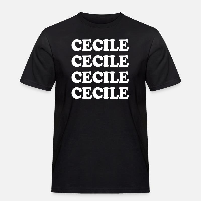 Cecile as a given name - Men's Workwear T-Shirt - black