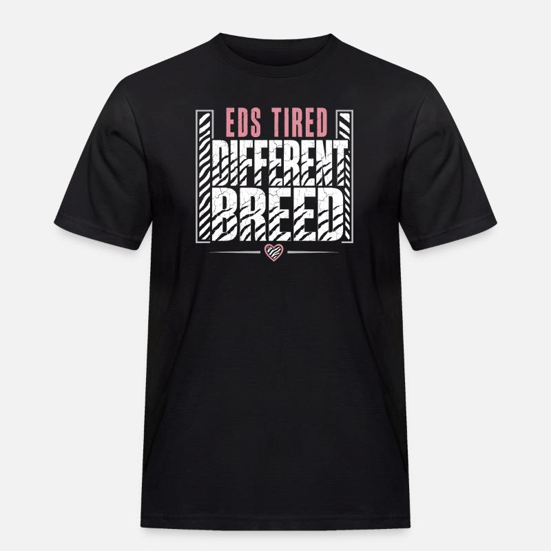 Eds-bewusstsein Ehlers-danlos Zebra-krieger - Männer Workwear T-Shirt - Schwarz