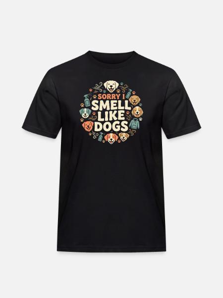 Zwingertechniker, Zwingerassistent, Tierpflege - Männer Workwear T-Shirt - Schwarz
