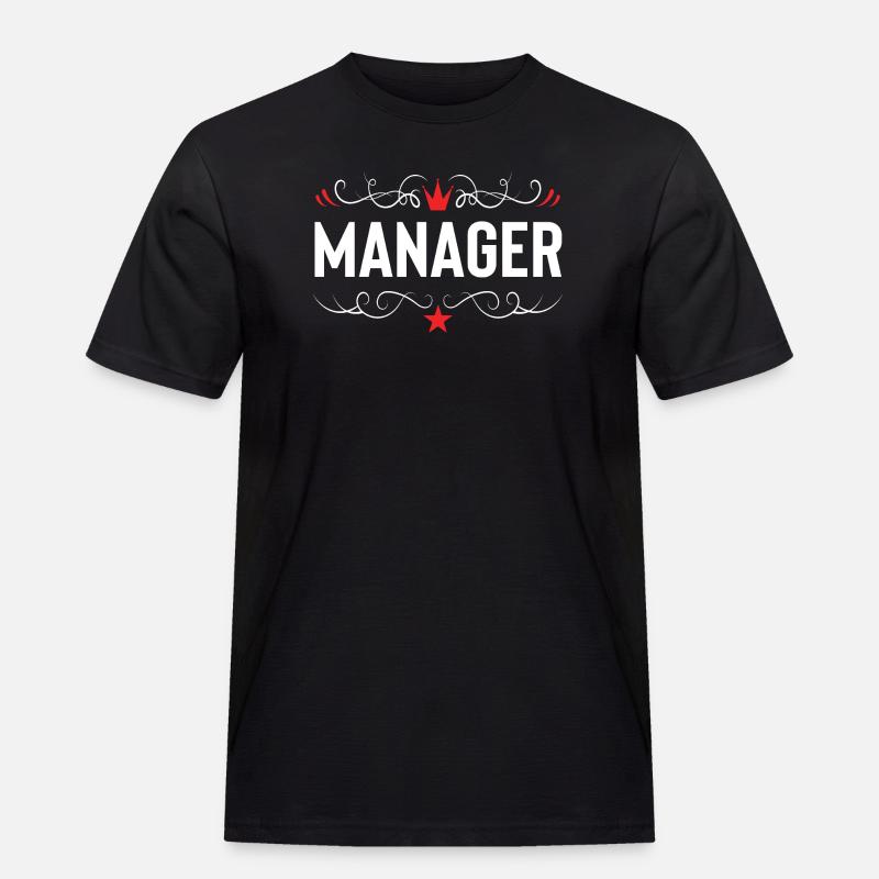 Manager Beruf - Männer Workwear T-Shirt - Schwarz