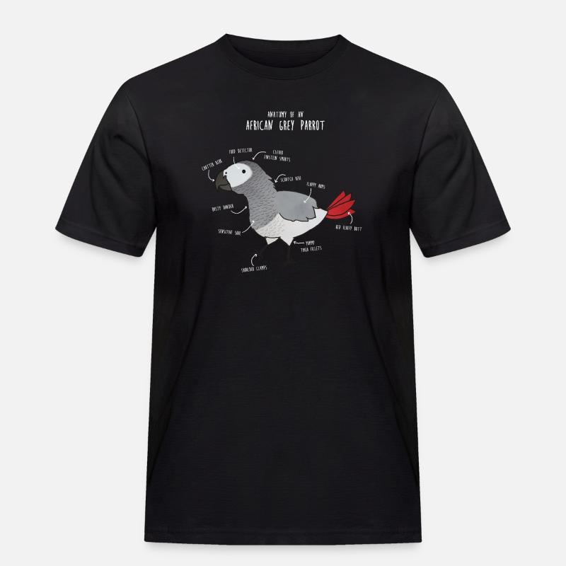 Ball Python Anatomy - Men's Workwear T-Shirt - black