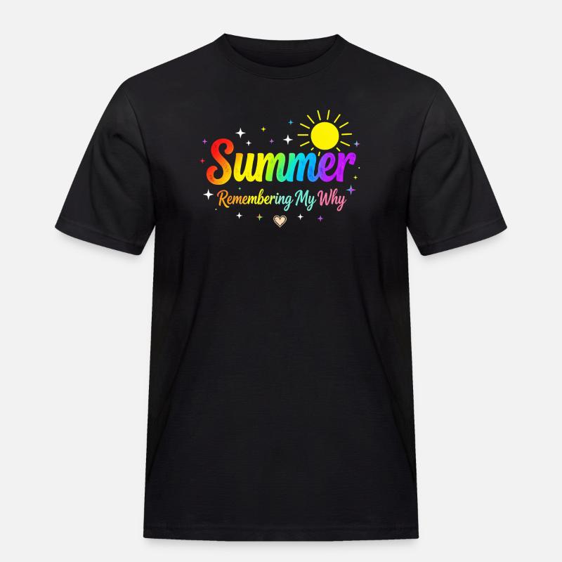 Summer Remembering My Why - Men's Workwear T-Shirt - black