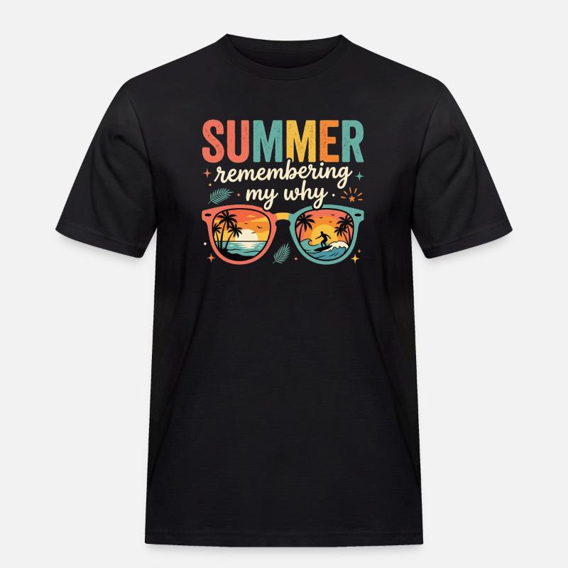 Summer Remembering My Why - Men's Workwear T-Shirt - black