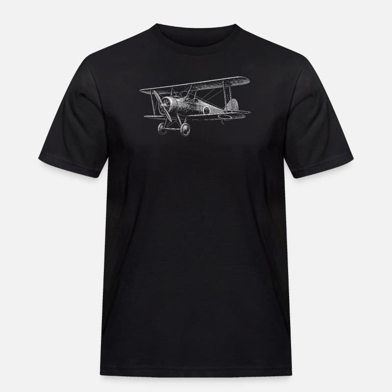 Double-decker - Men's Workwear T-Shirt - black