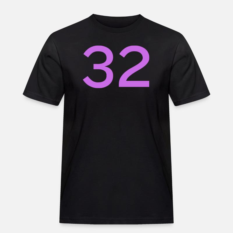 32 - Männer Workwear T-Shirt - Schwarz