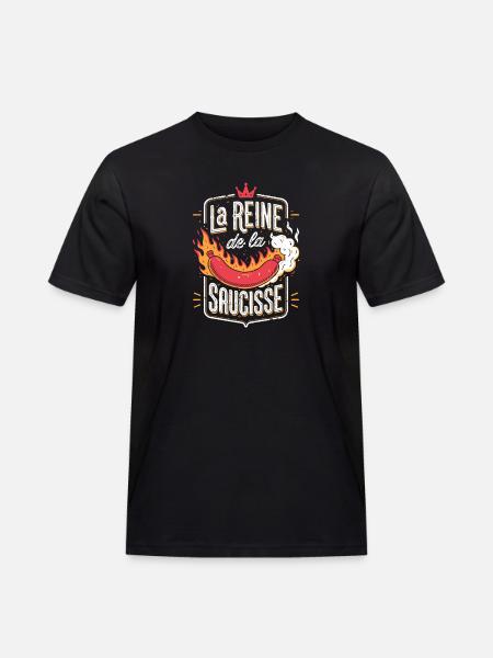 La Reine de la Saucisse - T-shirt Workwear homme - noir