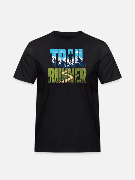 Trail Runner - Men's Workwear T-Shirt - black