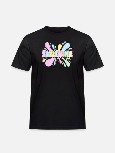 Sunshine Splash - Men's Workwear T-Shirt - black