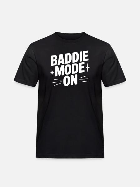 Baddie Mode On - Men's Workwear T-Shirt - black