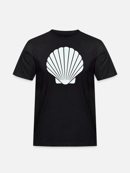 Geometric Shell Art - Men's Workwear T-Shirt - black