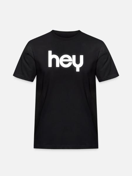 HEY Cloudline Abstract Banner - Men's Workwear T-Shirt - black