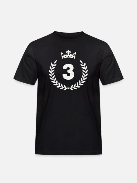 3_kranz_krone- - T-shirt Workwear homme - noir