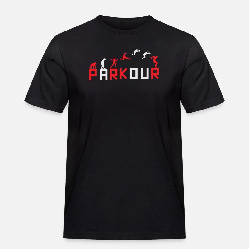 Evolution of Running Sequence Design - Men's Workwear T-Shirt - black