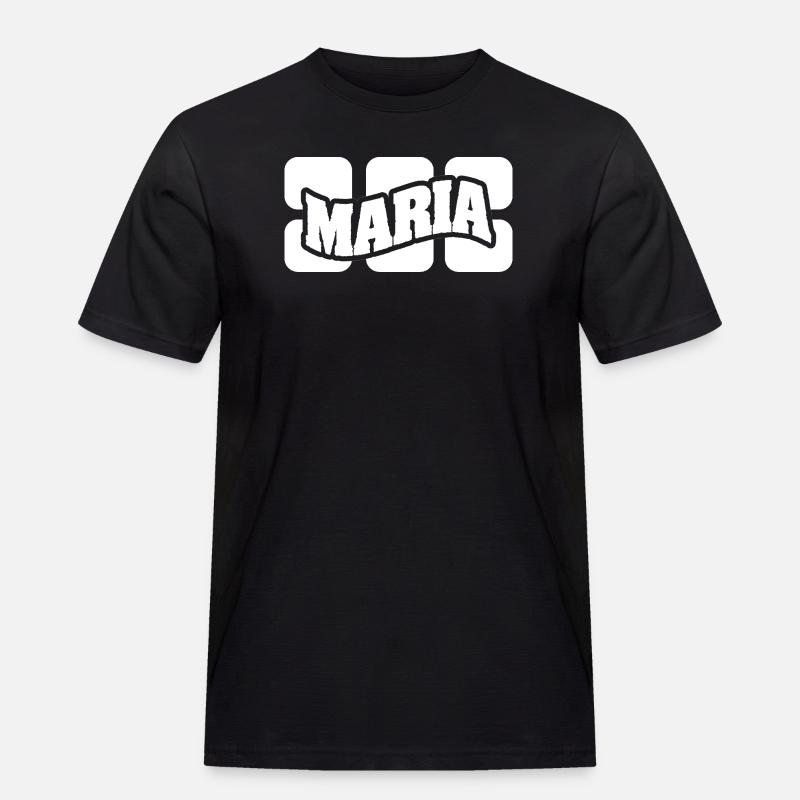 Maria - Men's Workwear T-Shirt - black
