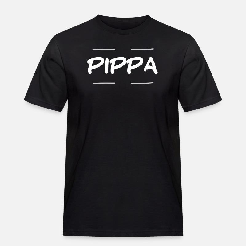 Pippa name - Männer Workwear T-Shirt - Schwarz