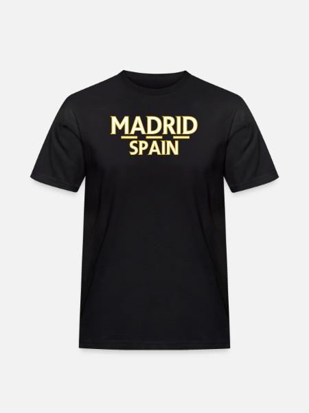 Madrid – Spain - Men's Workwear T-Shirt - black