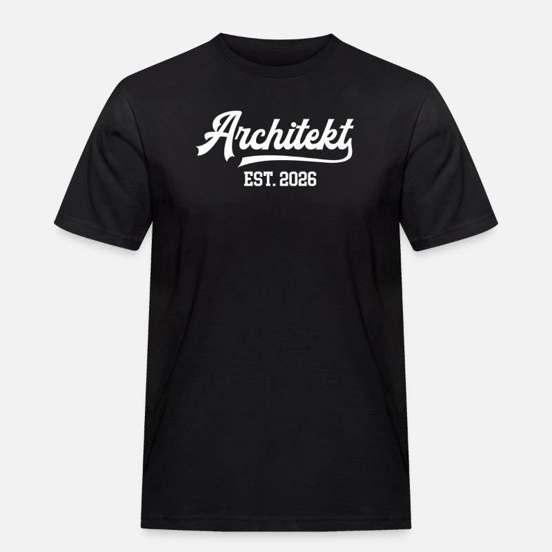 Architect 2026 Architecture Studies Architects - Men's Workwear T-Shirt - black