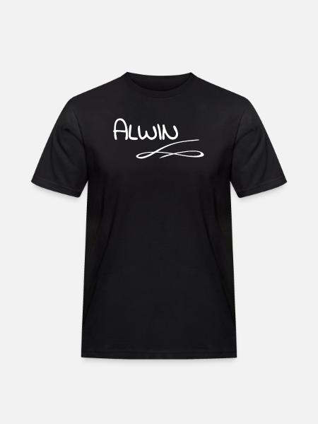 Cadeau pour Alwin - T-shirt Workwear homme - noir