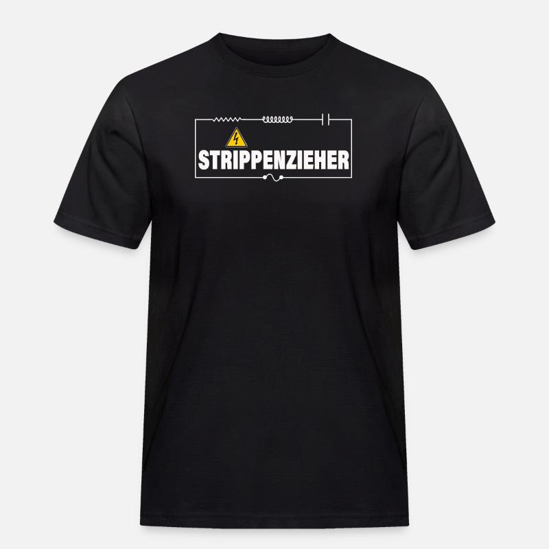 String-puller - Men's Workwear T-Shirt - black