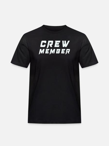 Crew Member Patch Tee - Men's Workwear T-Shirt - black